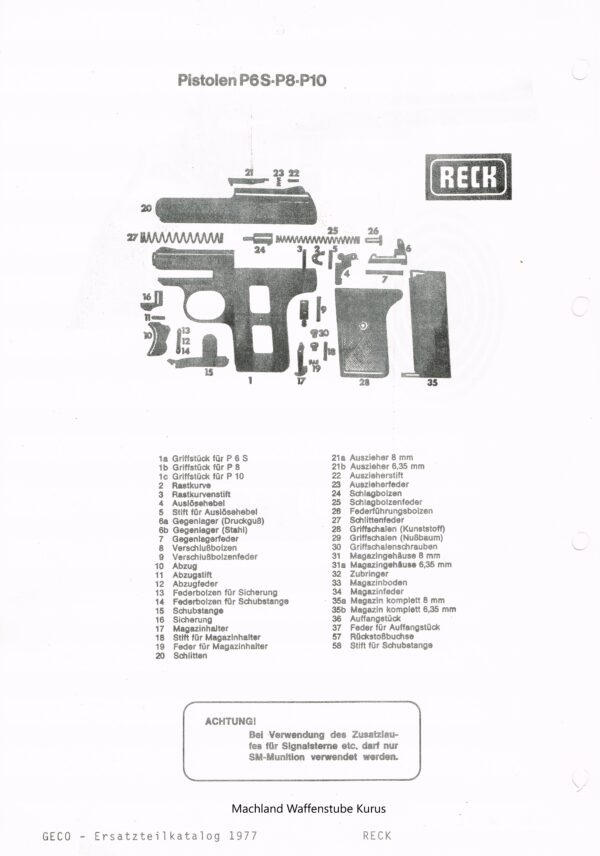 Reck P6S-P8-P10 - 1